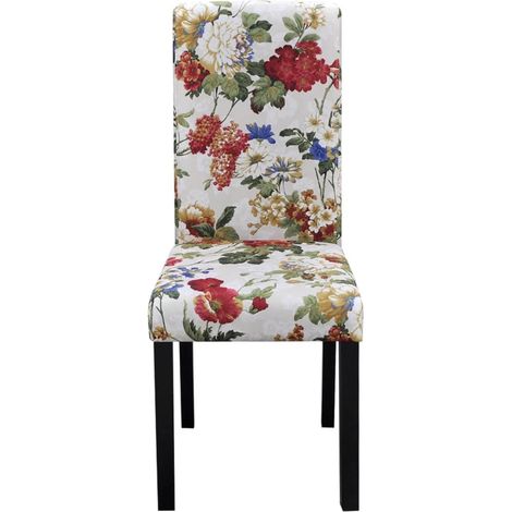 Maison Exclusive - Sedie da Pranzo 6 pz in Tessuto Multicolore
