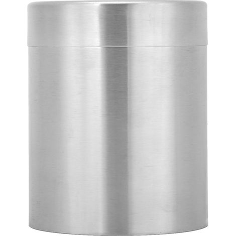 Boîte à thé en acier inoxydable de 400 ml pour la cuisine, idéale pour conserver le thé, le café et le sucre. (1/5)