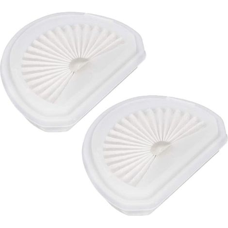 Lot de 2 cartouches de rechange pour filtres d'aspirateur Black & Decker Dustbuster série VLPF10 HLVA315J 320J 325J. (1/4)