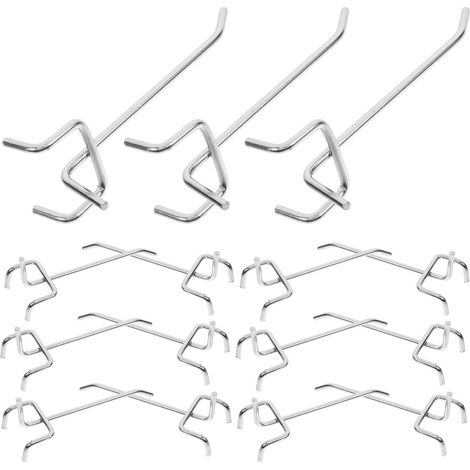 teiliges Eisenhaken Set für Warenregale robust und einfach