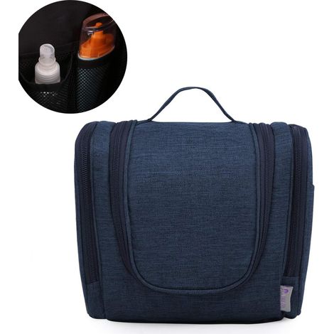 Trousse de toilette suspendue, trousse de toilette de voyage, trousse de toilette pour hommes, femmes et enfants, 22 x 12 x 21 cm (1/5)
