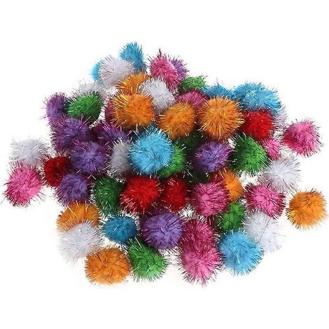 70 Stück bunte, flauschige Bälle für Katzenspielzeug, interaktives Ballspielzeug für Kätzchen