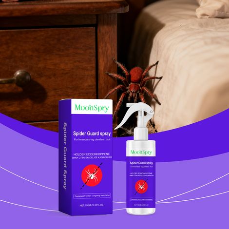 Spinnenabwehrspray, praktisch zur Reinigung von Ecken in Innenräumen – 100 ml -- BIEMMEDUE (1/5)
