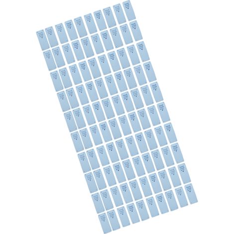 Étiquettes colorées, faites à la main avec des lettres, pliées et en relief, pour chapeaux, sacs et vêtements d'enfants. 100 étiquettes par paquet. (1/5)