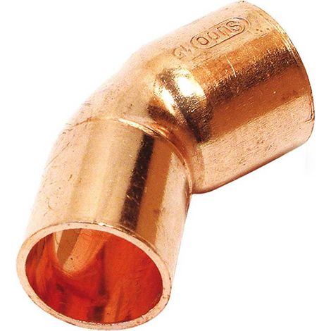 Curva Cobre 45º Macho Hembra CU40  Cobre ''CU'': 15