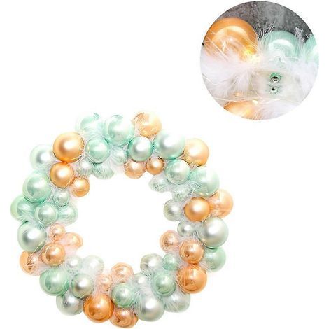 Boule de Noël décorative pour couronne et porte à accrocher (1/5)