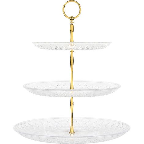 Support À Gâteaux 3 Niveaux - Support À Cupcakes - Pour Événements, Mariages, Fêtes Et Décoration Intérieure - Blanc - 1 Pièce