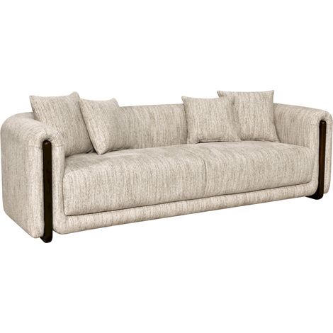 Canapé beige naturel en tissu texturé - beige naturel (1/5)