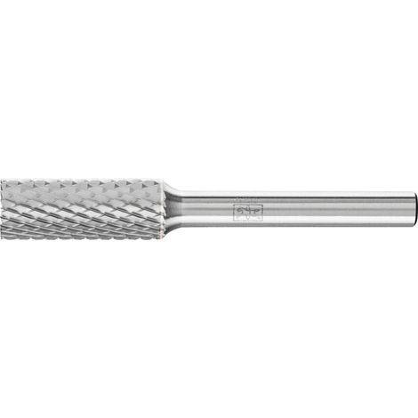 PFERD TOOLS Hartmetall Frässtift Zylinder ZYAS stirnverzahnt Ø 10x25mm Schaft-Ø 6mm Z4 universal mittel fein