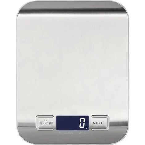 Balance de cuisine électronique de haute précision (5 kg 1 g) pour pâtisserie et pâtisserie, petite balance alimentaire, pesage précis 10 kg/1 g (1/5)