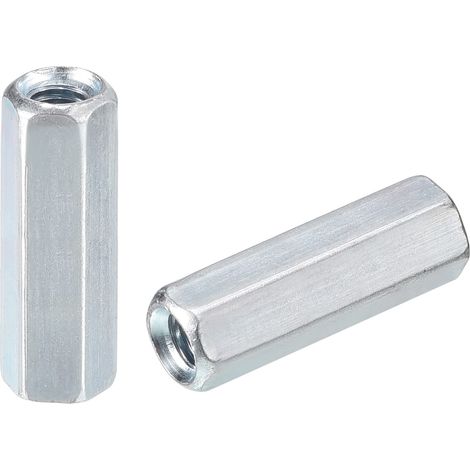 20pcs M5x8x25mm Raccord Écrous Galvanisé Carbone Acier (1/5)