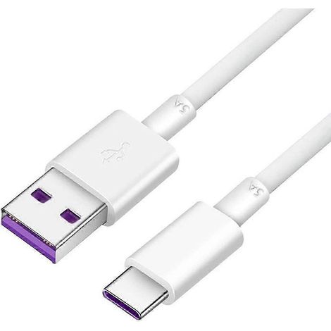 Câble de charge SuperCharge USB-C d'origine Huawei P30 Pro, 22,5 W, 5 A, 25-26 pouces. (1/4)
