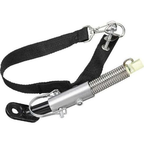 Coupleur d'attelage pour remorque de vélo coudé pour la Plupart des remorques de vélo,Attache de remorque de vélo pour Les Chiens d'enfants, Accessoire de vélo (1/4)