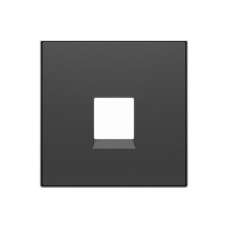 Abdeckung 1 Anschluss RJ11-RJ45 BLACK SOFT NIESSEN SKY 8517 NS