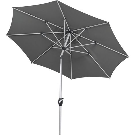 Schneider Sonnenschirm Venedig anthrazit Ø 270 cm Marktschirm (1/5)