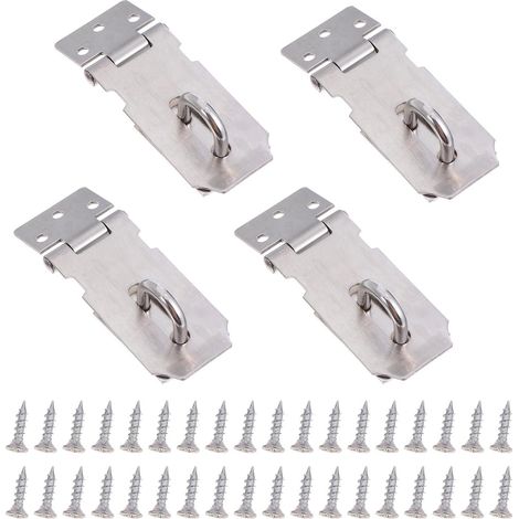 Lot de 4 Loquets à Moraillon en inox 304 (1/5)