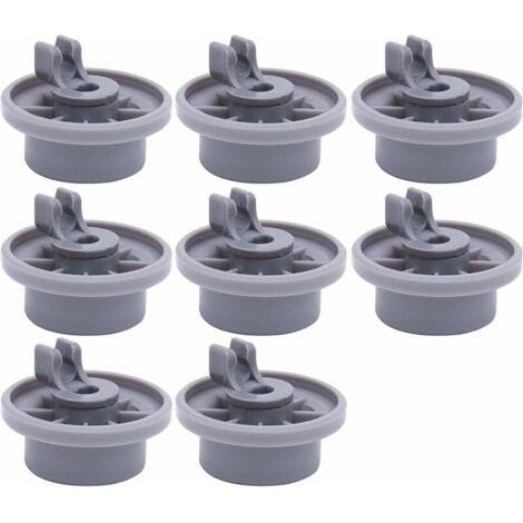 QORVA-Lot De 8 Roulette Lave Vaisselle Panier Couvert Lave Vaisselle Universel Compatible avec Bosch & Siemens
