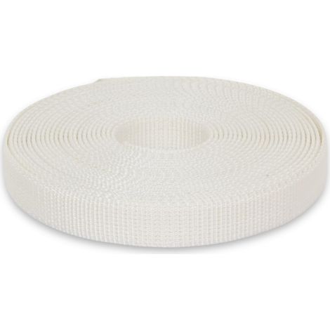 Corderie Italiane 006001287 Cintino per tapparelle, Colore Bianco, in Polipropilene, 22 mm, 7,5 mt (1/4)