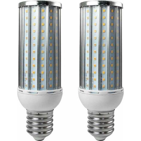 E40 50-W-LED-Lampe – 2er-Pack, Aluminium, Kaltweiß, 192 x 2835 mm, SMD, kompatibel mit 110/220 V