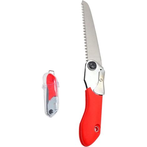 Klappbare Astsäge, tragbare Säge für Camping, kompakte Gartenbaumsäge, geeignet für Holz und PVC, 130 mm Länge