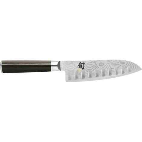 Kai Couteau Santoku Noir Lame 18 cm Acier VG-Max