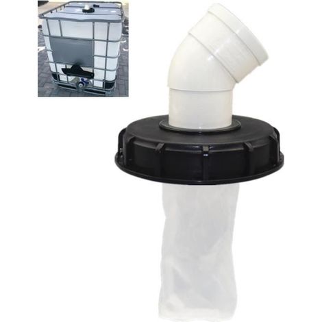 IBC-Deckel mit Nylonfilter 1000L, für IBC-Container und Regenwassertank mit Entlüftung.