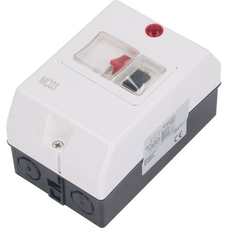 Disjoncteur moteur étanche 6-10A 230V 240V 400V 415V 500V 690V avec voyant lumineux, protection moteur électrique (1/5)