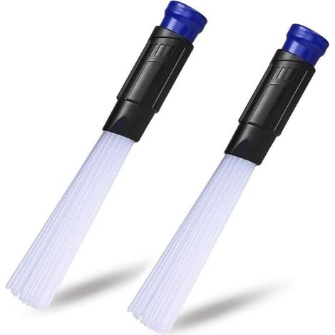 Accessoire aspirateur multifonction Dyson, V6 V7 V8 V10 V11 V15, tête de brosse pour aspirateur, convient pour les bouches d'aération, les claviers, les tiroirs, les voitures, les tiroirs (2 pièces) (1/4)