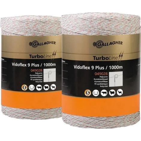 Elektrozäune Gallagher vidoflex 9 turbo line plus langlebig gut sichtbar