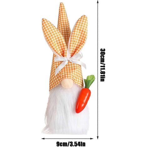 Déstockage de décorations de Pâques : peluche lapin, poupée Rudolph, décoration intérieure B
