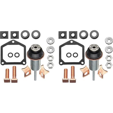 Kit de réparation/reconstruction de solénoïde de démarreur (2 pièces) compatible avec Toyota et Subaru (références : 228000-6660, 228000-6662, 228000-6663). (1/5)