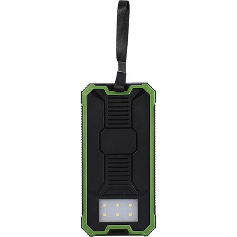 Batterie externe portable Polar Mobile 20 000 mAh à charge rapide double USB, kit de montage facile, vert (1/5)
