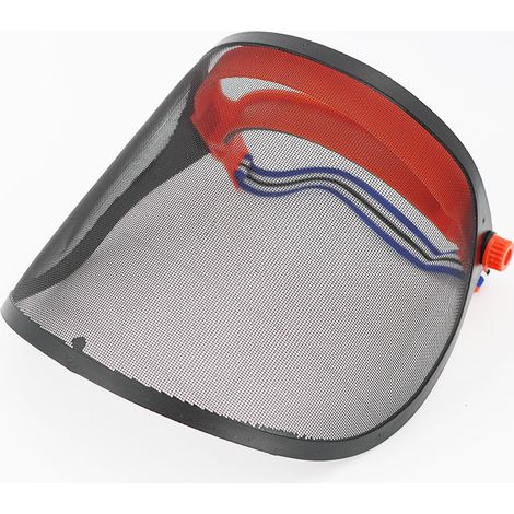 Visière de protection grillagée réglable avec pare-soleil (1/3)