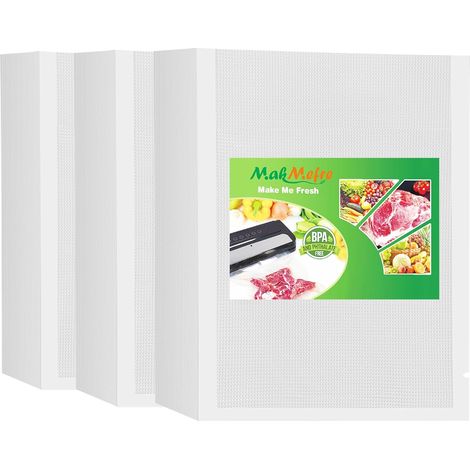 300 Unité 25x33cm Sac Pour Machine Sous Vide,Sac Sous Congelation Vide Alimentaire sans BPA (1/5)
