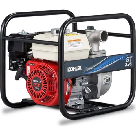 Sdmo – Motopompe thermique HONDA 38 m3/h – Débit 640 l/min – Hauteur d'élévation 27 m – Pour eaux claires et peu chargées (1/3)