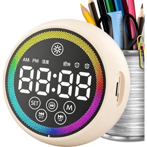 Réveil Affichage LED Rechargeable (1/5)