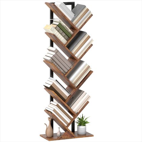 Bibliothèque industrielle en forme d'arbre 8 compartiments 50 x (1/5)