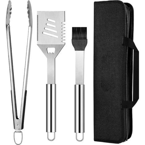 Barbecue Utensils Barbecue Kit, Portable Stainless Steel Barbecue Accessories for Grills (3 pièces) (1/5)