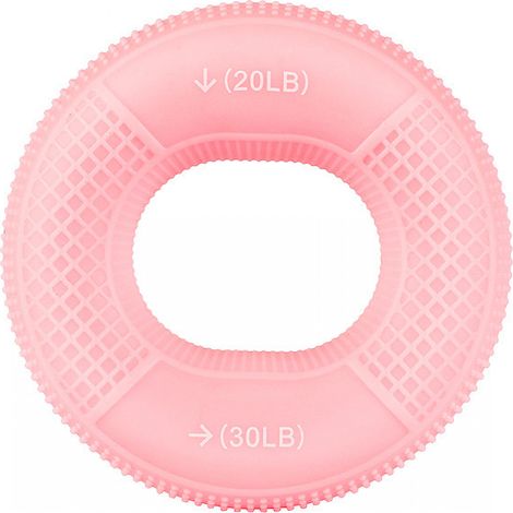 Exerciceur de Doigts en Silicone Double Résistance - Rose - Améliore la Circulation Sanguine Portable (1/5)