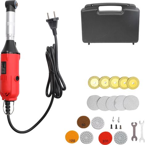 Meuleuse d'angle électrique, réglage à 6 vitesses, polyvalente pour de multiples applications, 220V 350W(D) (1/2)