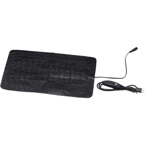 Coussin chauffant pour reptiles, feuille PU USB anti-rayures, isolation à 3 vitesses, réglage de la température (1/5)
