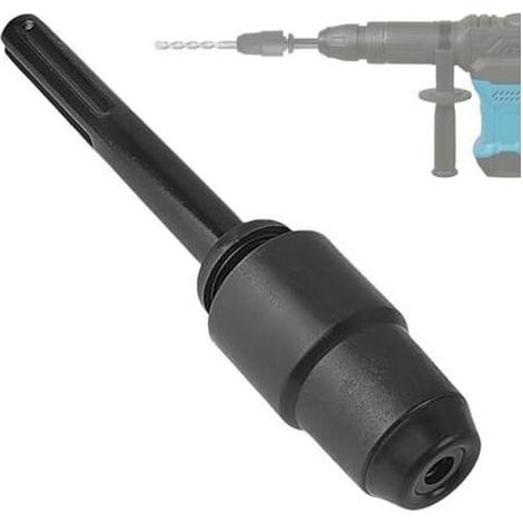 Adaptateur de mandrin de perçage SDS Max vers SDS Plus, adaptateur SDS Plus 220 mm, adaptateur SDS Max vers SDS Plus, adaptateur SDS en acier allié pour forets SDS Plus, mandrin de perçage adaptateur (1/5)
