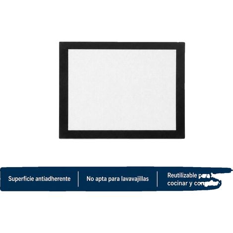 Tapete para hornear, antiadherente, sin BPA, blanco, 30x40cm (1/2)