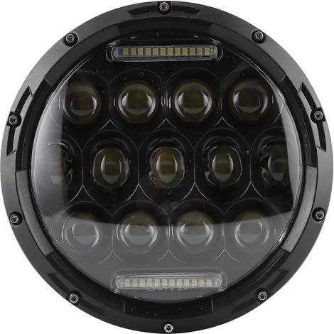 Phares LED de 7 pouces, 75 W, 6500 K, haute luminosité, phares efficaces, adaptés à Jeep Wrangler
