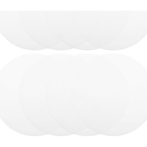 8 Pièces Diffuseur de Lumière LED Rond, Diffuseur D’abat-jour, 6 en PC Blanc, Anti-éblouissement, Réduit L’éblouissement Points Lumineux, pour Luminaires LED et Suspensions, Usage (1/5)