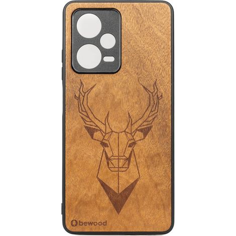 Bewood Redmi Note 12 Pro 5G Custodia in legno IMBUIA DEER (1/2)