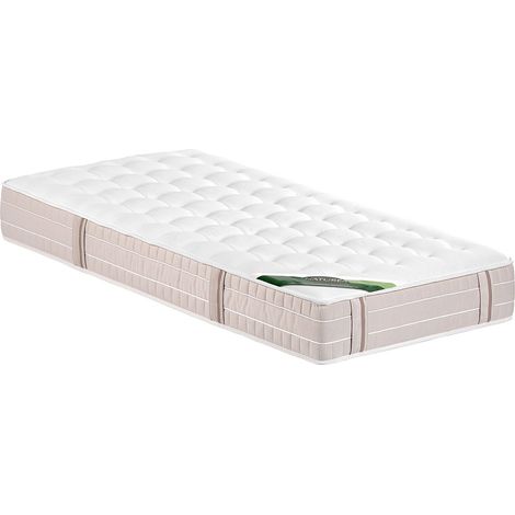 Materasso 90 x 190 cm molle insacchettate 5 zone memory foam e tessuto anti-cimici del letto sp.24 cm - VIREVO di NATUREA