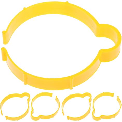 5 clips de fixation jaunes pour rouleaux film vinyle automobile (1/5)