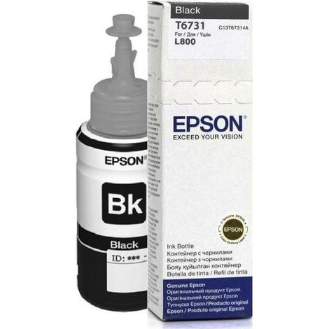Epson T6731 Black ink 70ml  pro L800