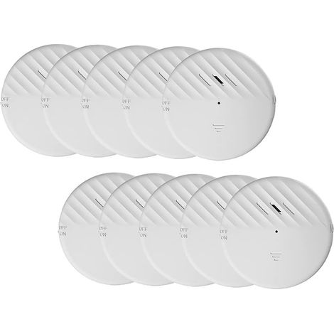 Alarme de fenêtre de Porte avec capteur de Vibration Blanc 125dB Détecteur de cambriolage avec indicateur LED à sensibilité réglable pour la sécurité à Domicile (1/5)